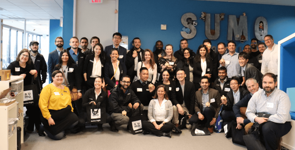 Students and staff at Sumo Logic