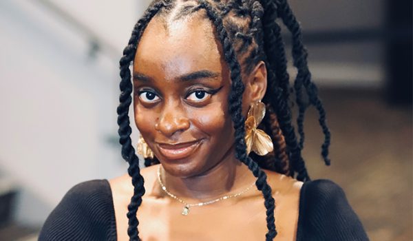 Rita Uganden-Teryila smiles for the camera.